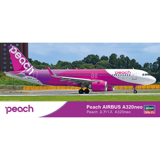 Plastic plane model Peach Airbus A320neo 1/200 Plastic plane model Peach Airbus A320neo 1/200 | Scientific-MHD