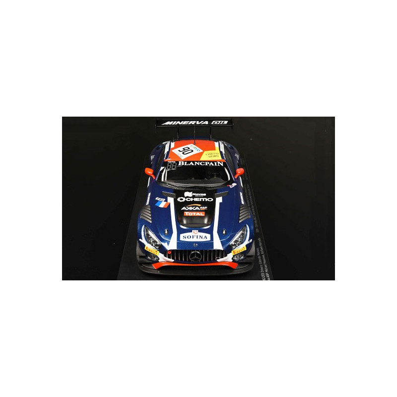Miniature car Die Cast at1/18 Mercedes AMG GT3 AKKA ASP 24H SPA 1/18 | Scientific-MHD
