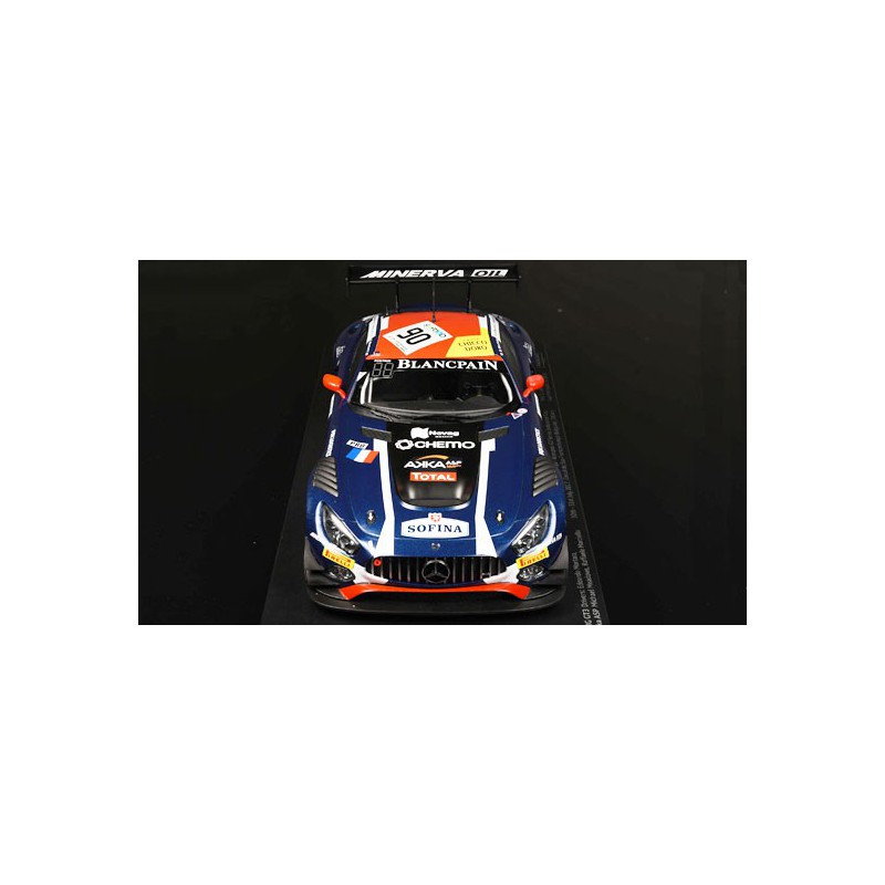 Miniature car Die Cast at1/18 Mercedes AMG GT3 AKKA ASP 24H SPA 1/18 | Scientific-MHD