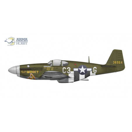 P-51B Mustang 1/72 plastic plane model | Scientific-MHD P-51B Mustang 1/72 plastic plane model | Scientific-MHD