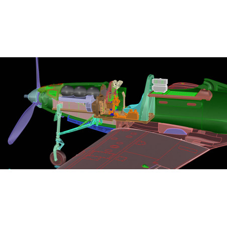P-51B Mustang 1/72 plastic plane model | Scientific-MHD P-51B Mustang 1/72 plastic plane model | Scientific-MHD