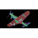 P-51B Mustang 1/72 plastic plane model | Scientific-MHD P-51B Mustang 1/72 plastic plane model | Scientific-MHD