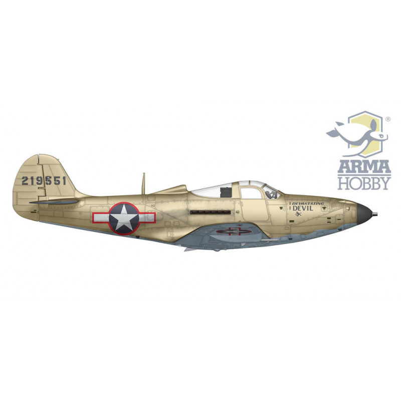 P-51B Mustang 1/72 plastic plane model | Scientific-MHD