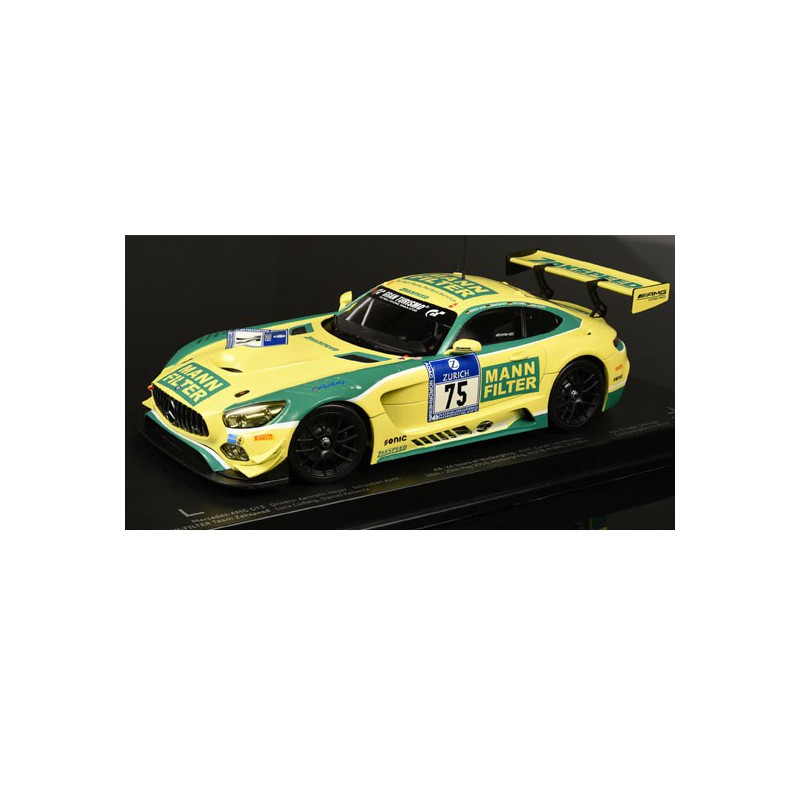 Miniature car Die Cast Au1/18 Mercedes AMG GT3 Mann Filter 24th Nurburing 1/18 | Scientific-MHD