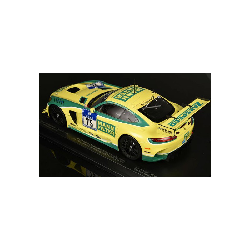 Miniature car Die Cast Au1/18 Mercedes AMG GT3 Mann Filter 24th Nurburing 1/18 | Scientific-MHD