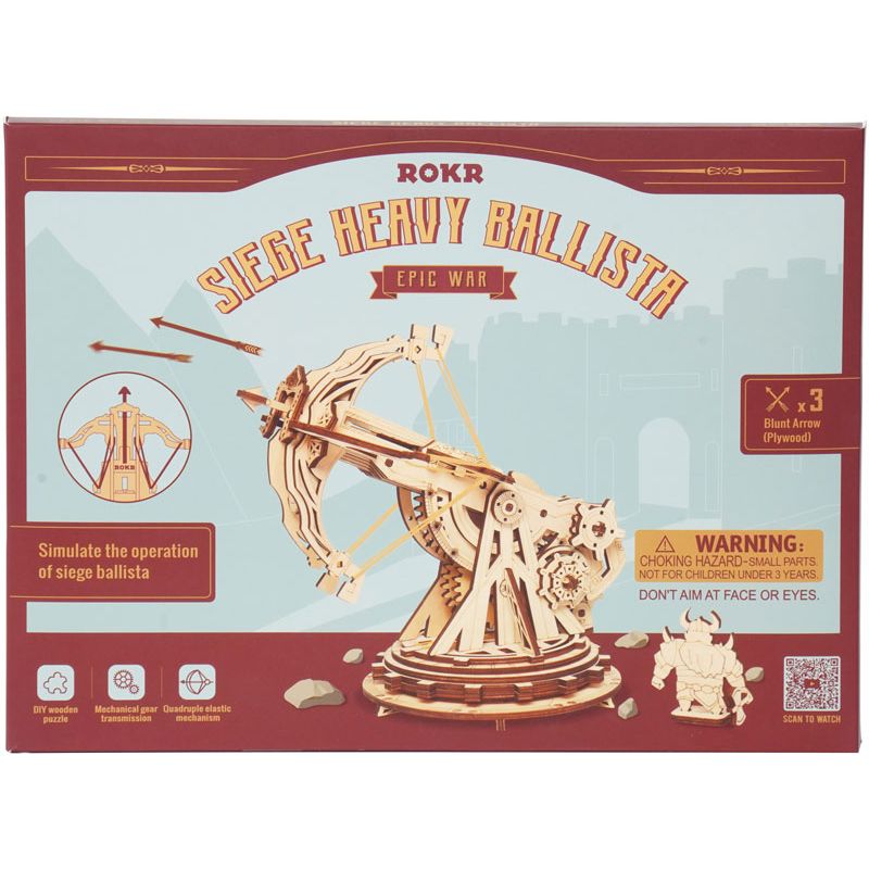 Easy mechanical 3D puzzle for medieval heavy crossbow model | Scientific-MHD