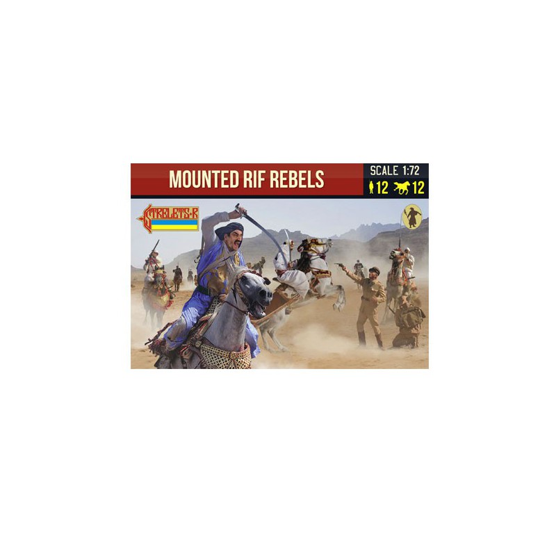 Mounted Rif Rebels figurine | Scientific-MHD