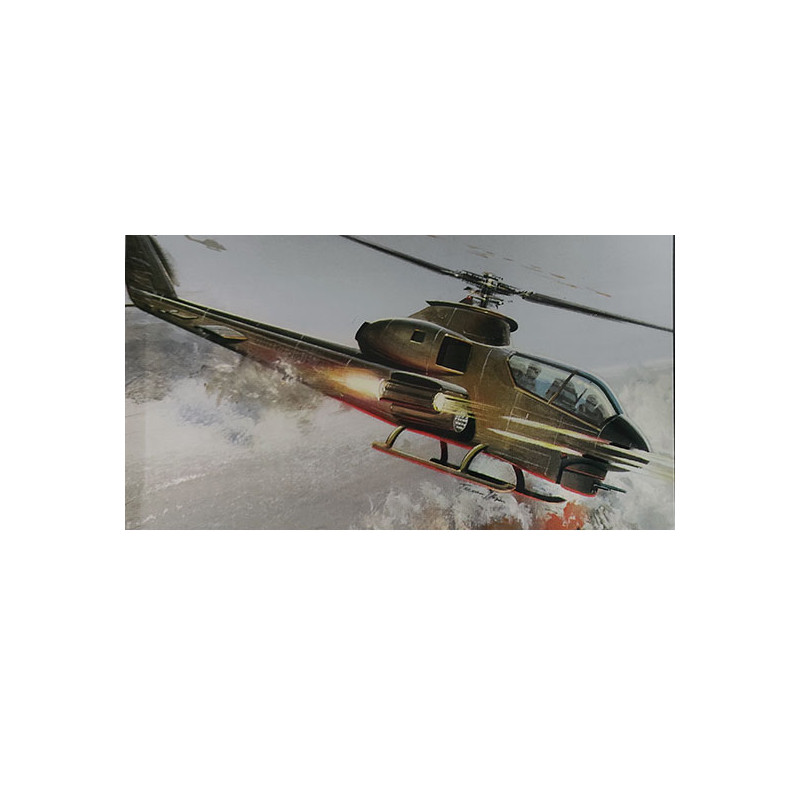 Plastic helicopter model AH-1G COBRA 1/100 | Scientific-MHD