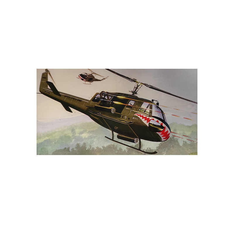 UH-1B HUEY 1/100 plastic helicopter model | Scientific-MHD