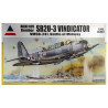 SB2U plastic plane model-3 VNDICSB-241 BATTLE OF MIDWAY1/48 | Scientific-MHD