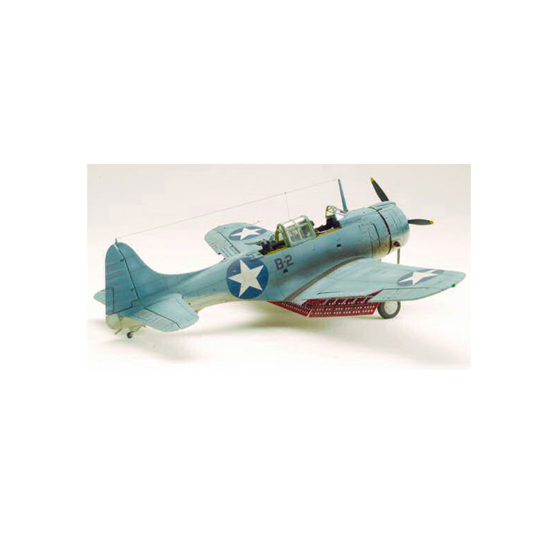 SBD-3 plastic plane model Dauntless VB-3 USS Yorktown Battle of Midway 1/48 | Scientific-MHD
