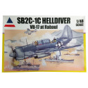 SB2C-1C Helldiver VB-17 plastic plane model at Rabaul 1/48 | Scientific-MHD