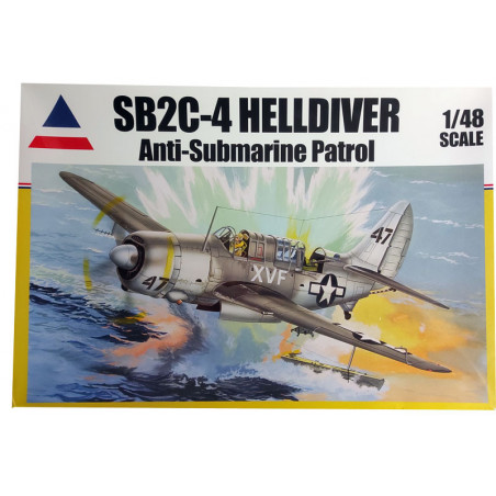 SB2C-4 Helldiver Anti-Submarine Patrol 1/48 plastic plane model | Scientific-MHD