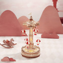 Intermediate mechanical 3D puzzle Musical and luminous parachute carousel | Scientific-MHD