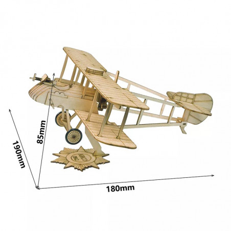 Easy mechanical 3D puzzle for mini AIRCO DH.2 static 1/45 model | Scientific-MHD Easy mechanical 3D puzzle for mini AIRCO DH.2 static 1/45 model | Scientific-MHD