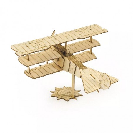 Easy mechanical 3D puzzle for mini FOKKER DR.1 static 1/38 model | Scientific-MHD Easy mechanical 3D puzzle for mini FOKKER DR.1 static 1/38 model | Scientific-MHD