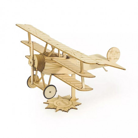 Easy mechanical 3D puzzle for mini FOKKER DR.1 static 1/38 model | Scientific-MHD Easy mechanical 3D puzzle for mini FOKKER DR.1 static 1/38 model | Scientific-MHD