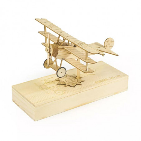 Easy mechanical 3D puzzle for mini FOKKER DR.1 static 1/38 model | Scientific-MHD Easy mechanical 3D puzzle for mini FOKKER DR.1 static 1/38 model | Scientific-MHD
