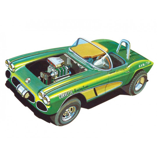 Plastic car model 1962 CHEVROLET CORVETTE 1/25 | Scientific-MHD