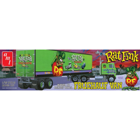Truck plastic model kit - FRUEHAUF BEADED VAN TRAILER HAULER - RAT FINK 1:25 | Scientific-MHD Truck plastic model kit - FRUEHAUF BEADED VAN TRAILER HAULER - RAT FINK 1:25 | Scientific-MHD