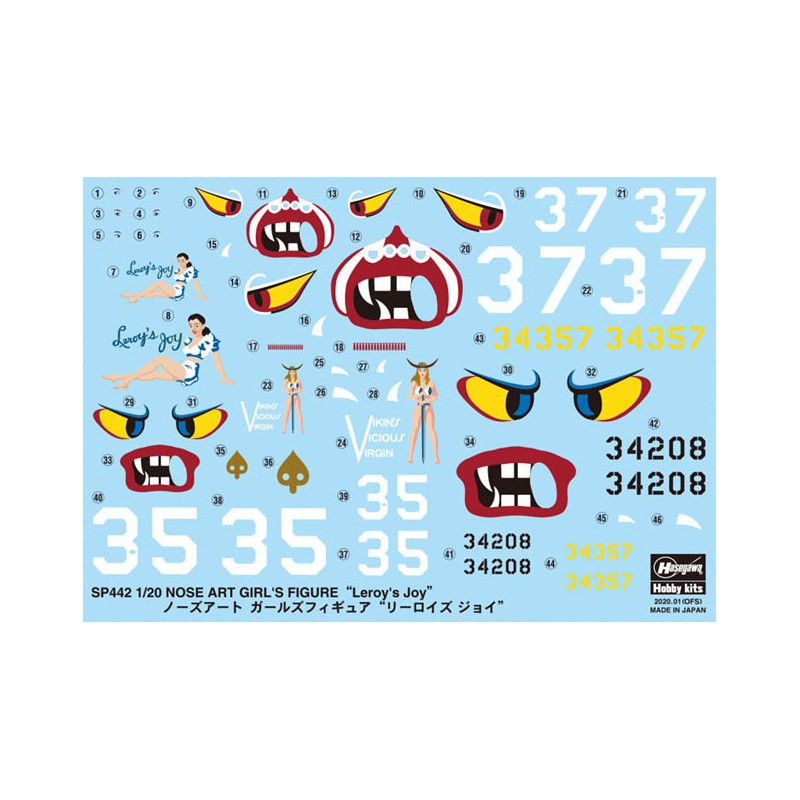 Nose Art Figure Leroy's Joy 1/20 | Scientific-MHD