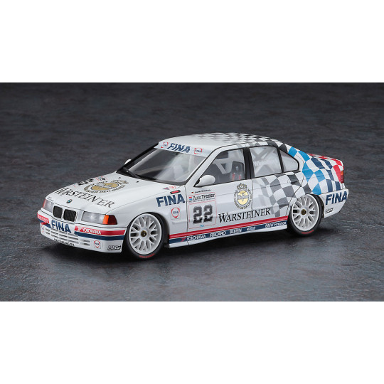 Plastic car model Team Schnitzer BMW 318i BTCC 1993 1/24 Plastic car model Team...