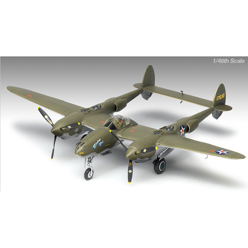 P-38F plastic plane model Lighting Glacier Girl 1/48 | Scientific-MHD P-38F plastic plane model Lighting Glacier Girl 1/48 | Scientific-MHD