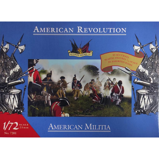 American militia figurine 1/72 accurate American militia figurine...