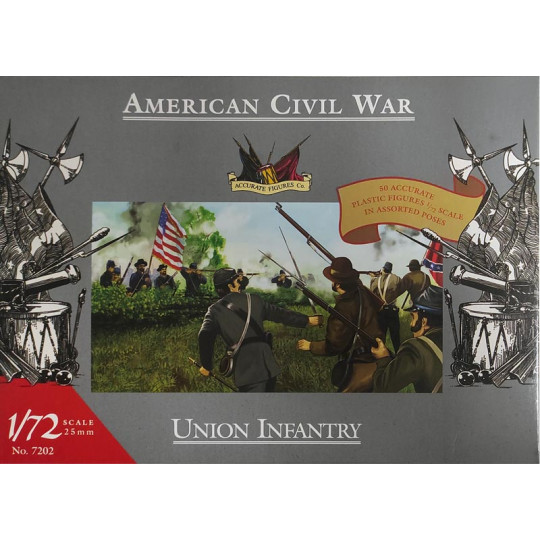 Union 1/72 accurate infantry figurine Union 1/72 accurate...