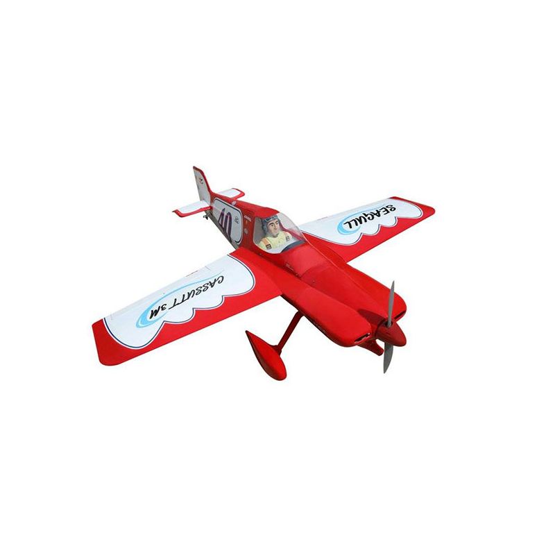 Radio -controlled thermal plane Cassutt 3m F1 Air Race 60cc Rouge Arf