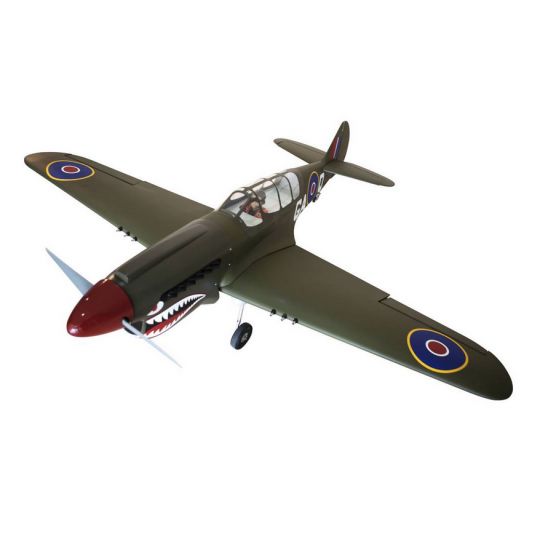 Radiocommanded thermal airplane Curtis P-40N Warhawk Shark Head 38-60cc arf Radiocommanded thermal airplane Curtis P-40N Warhawk Shark Head 38-60cc arf