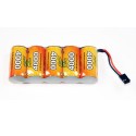 NIMH battery for radio-controlled device Pack RX 6.0V/AP-4000UV Futaba | Scientific-MHD NIMH battery for radio-controlled device Pack RX 6.0V/AP-4000UV Futaba | Scientific-MHD