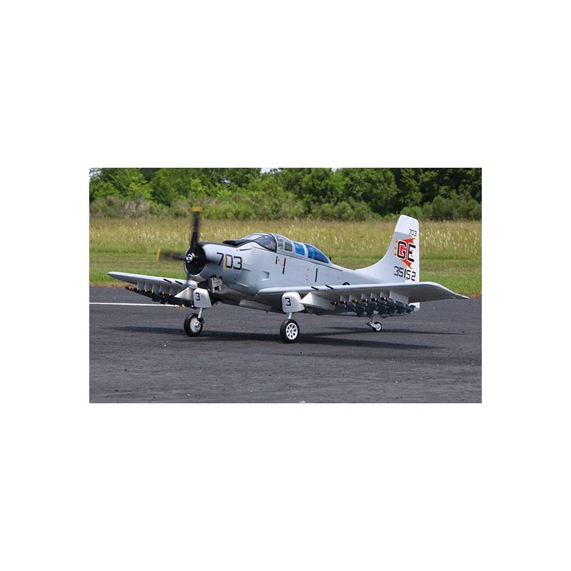 Skyraider 35-60cc ARF Gray Skyraider thermal airplane