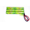NIMH battery for radio-controlled device Pack 7.2V/AP-800AA Nikko-cyko | Scientific-MHD NIMH battery for radio-controlled device Pack 7.2V/AP-800AA Nikko-cyko | Scientific-MHD