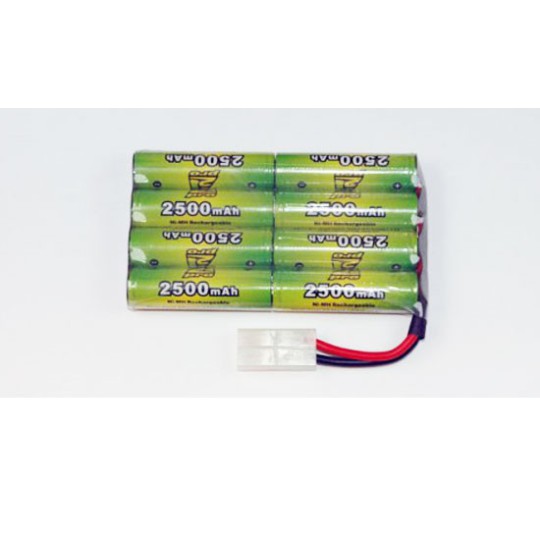 NIMH battery for radio-controlled device Pack 9.6V/AP-2500 Tamiya Nikko-cyko | Scientific-MHD