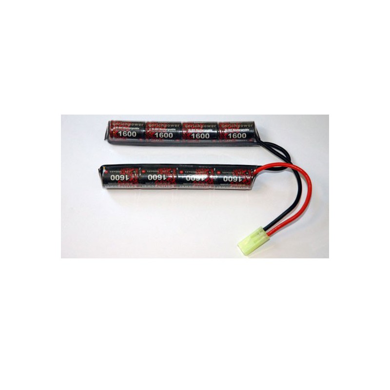 NIMH battery for radio-controlled device Pack 9.6V/EP-1600UV Mini Tamiya M16 | Scientific-MHD