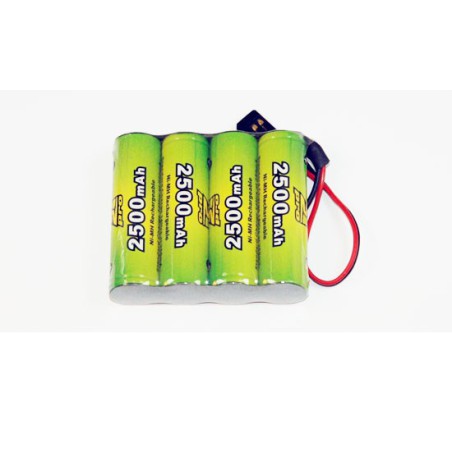 NIMH battery for radio-controlled device Pack RX S 4.8V/AP-2500AA Futaba | Scientific-MHD NIMH battery for radio-controlled device Pack RX S 4.8V/AP-2500AA Futaba | Scientific-MHD