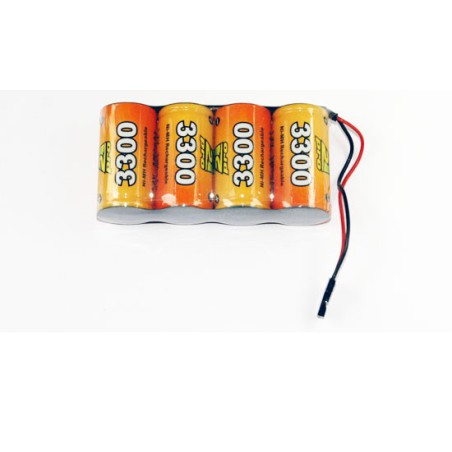 NIMH battery for radio controlled device Pack RX S 4.8V/AP-3300UV JR | Scientific-MHD NIMH battery for radio controlled device Pack RX S 4.8V/AP-3300UV JR | Scientific-MHD