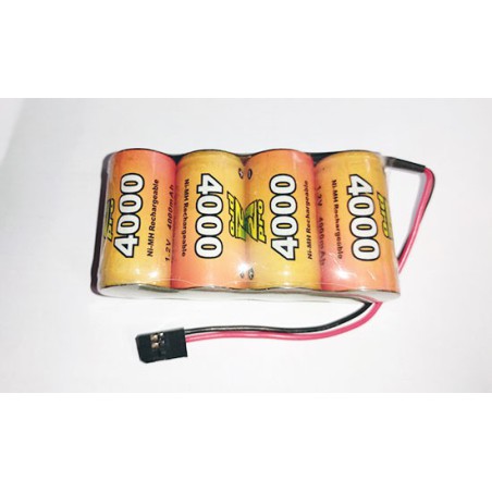 NIMH battery for radio-controlled device Pack RX S 4.8V/AP-4000UV Futaba | Scientific-MHD NIMH battery for radio-controlled device Pack RX S 4.8V/AP-4000UV Futaba | Scientific-MHD
