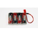 NIMH battery for radio-controlled device Pack RX S 4.8V/EP-2000UV Futaba | Scientific-MHD NIMH battery for radio-controlled device Pack RX S 4.8V/EP-2000UV Futaba | Scientific-MHD