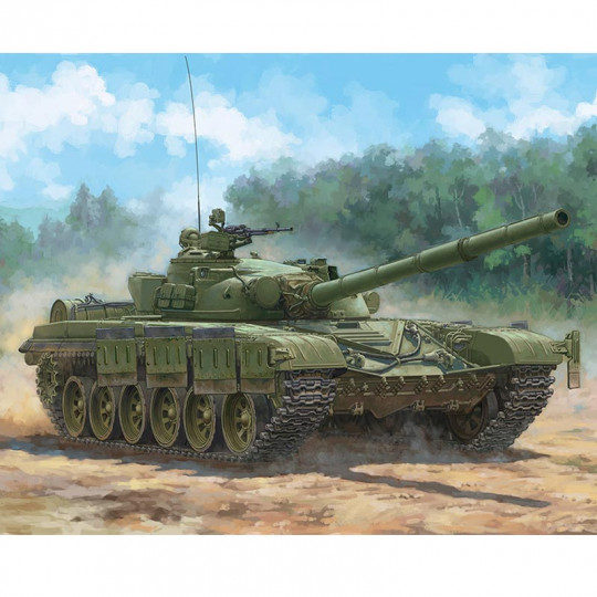 Plastic model of Soviet Obj.172 T-72 Ural tank 1:35 Plastic model of Soviet...