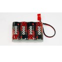 NIMH battery for radio controlled device Pack RX S 4.8V/EP-2000UV JR | Scientific-MHD NIMH battery for radio controlled device Pack RX S 4.8V/EP-2000UV JR | Scientific-MHD