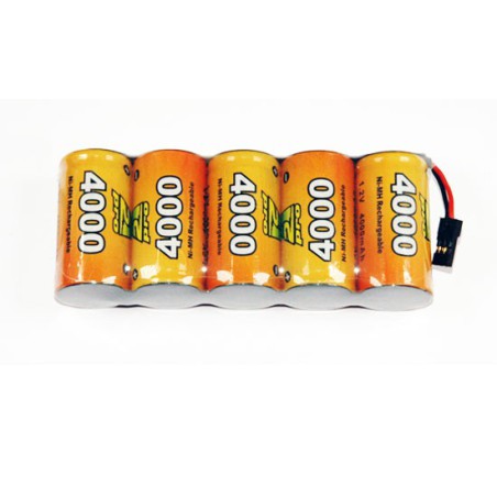 NIMH battery for radio controlled device Pack RX S 6.0V/AP-4000UV JR | Scientific-MHD NIMH battery for radio controlled device Pack RX S 6.0V/AP-4000UV JR | Scientific-MHD