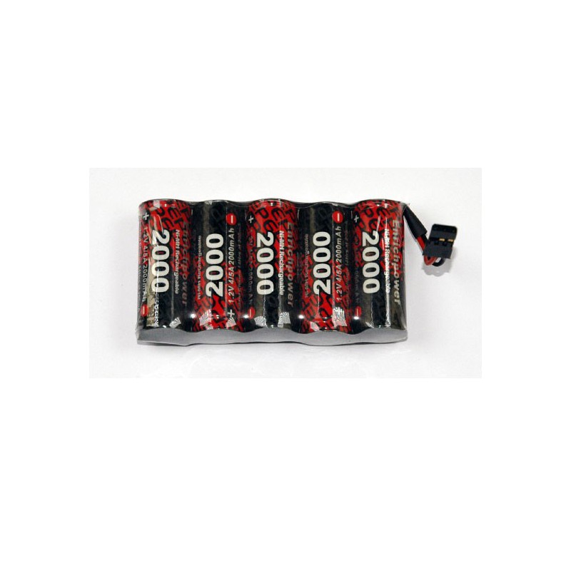 NIMH battery for radio controlled device Pack RX S 6.0V/EP-2000UV JR | Scientific-MHD