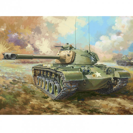 US tank plastic model M48 PATTON 1:35 US tank plastic model M48...