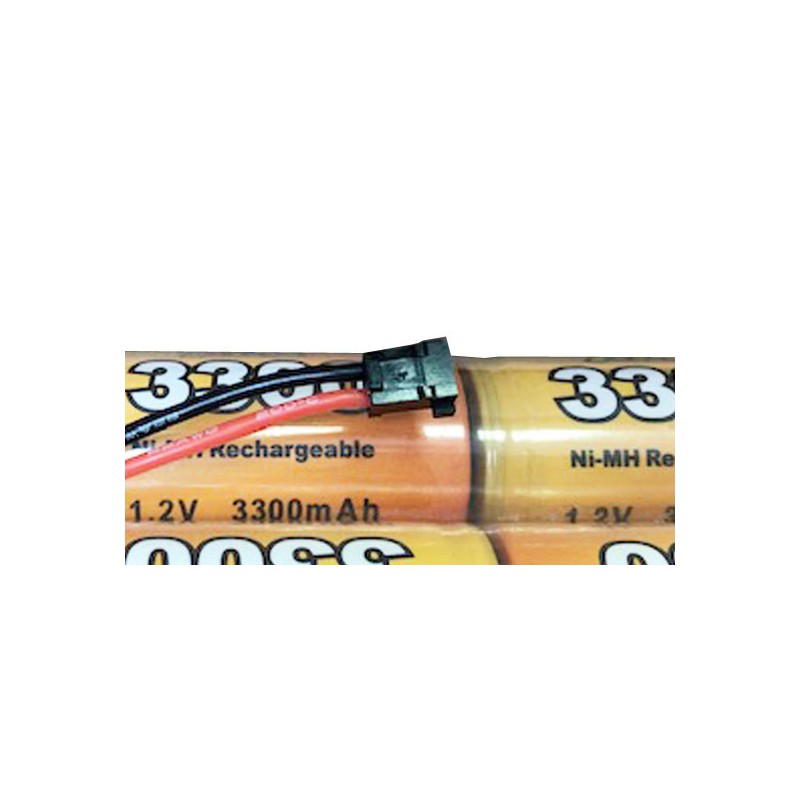 NIMH battery for radio controlled device TX 9.6V/AP-3300SC JR | Scientific-MHD