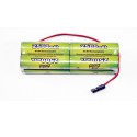 NIMH battery for radio controlled device Pack TX B 9.6V/AP-2500 JR Servo type | Scientific-MHD NIMH battery for radio controlled device Pack TX B 9.6V/AP-2500 JR Servo type | Scientific-MHD