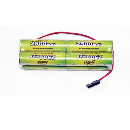 NIMH battery for radio controlled device Pack TX B 9.6V/AP-2500 JR Servo type | Scientific-MHD NIMH battery for radio controlled device Pack TX B 9.6V/AP-2500 JR Servo type | Scientific-MHD