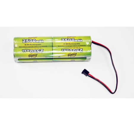 NIMH battery for radio controlled device Pack TX B 9.6V/AP-2500AA JR | Scientific-MHD NIMH battery for radio controlled device Pack TX B 9.6V/AP-2500AA JR | Scientific-MHD
