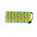 NIMH battery for radio controlled device TX S 9.6V/AP-2500 Futaba Type Servo | Scientific-MHD NIMH battery for radio controlled device TX S 9.6V/AP-2500 Futaba Type Servo | Scientific-MHD